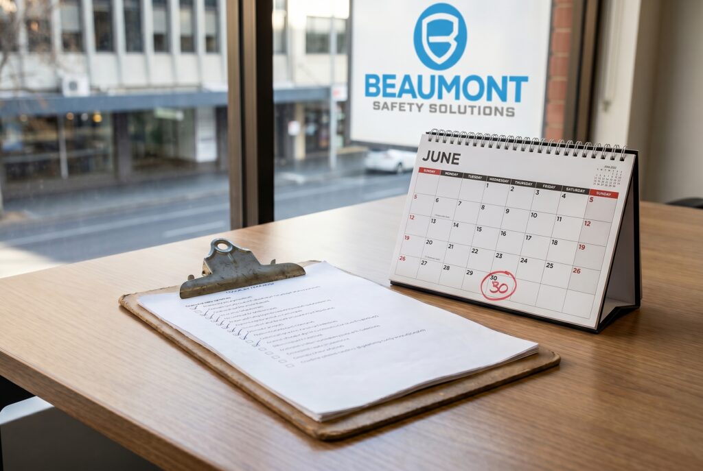 EOFY WHS audit checklist for Adelaide businesses